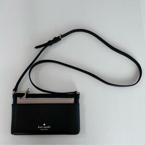 Kate Spade Black and White Crossbody Bag